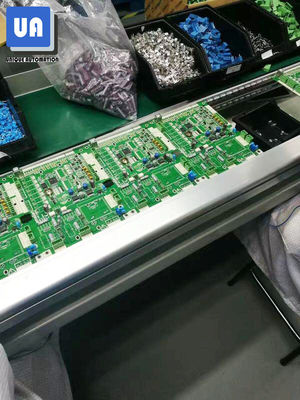 Nylon Chain 2.4M Dip Conveyor Auto Insertion Machine For PCB Assemblies