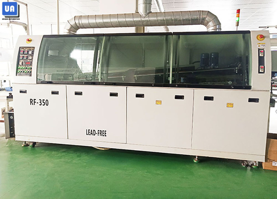 RF 350A Wave Soldering Machine For SMT Assembly Line PCB Lead Free