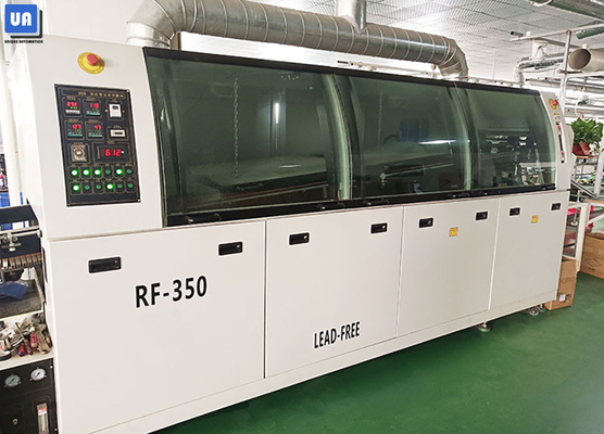RF 350A Wave Soldering Machine For SMT Assembly Line PCB Lead Free